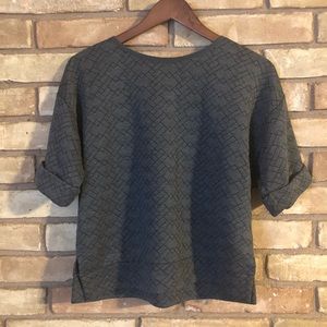 Banana Republic quilted crop top